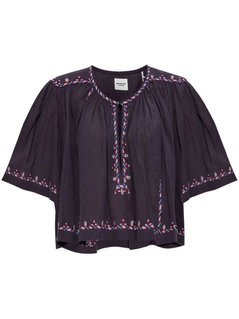 MARANT ÉTOILE Felicity top - Purple