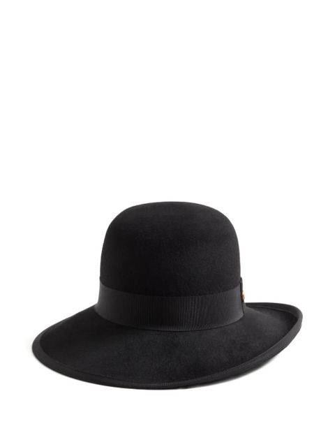 Valentino Garavani wide-brimmed felt hat - Black - zdjęcie produktu nr 2