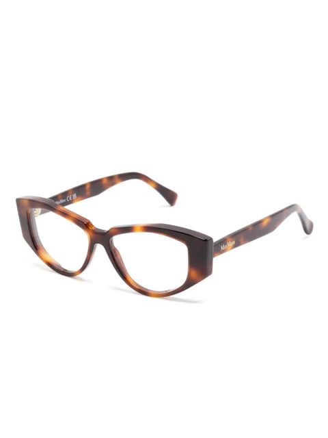 Max Mara Eyewear cat-eye frame glasses - Brown