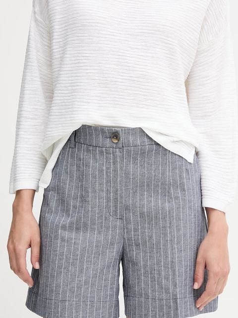 United Colors of Benetton szorty z domieszką lnu - zdjęcie produktu nr 1