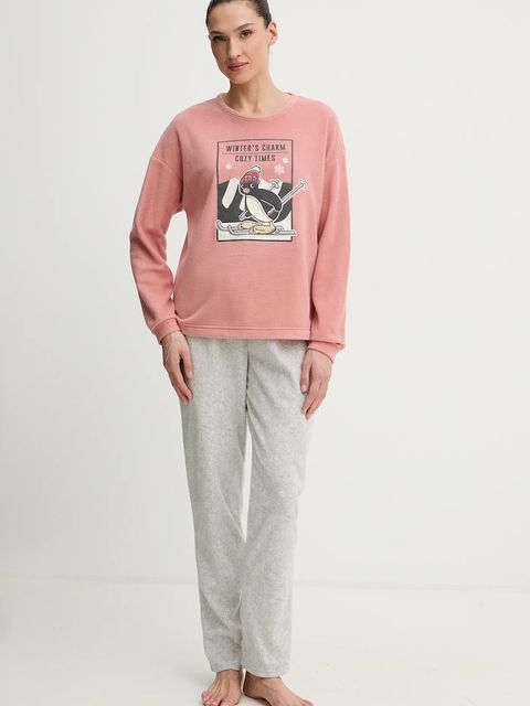 women'secret piżama damska kolor różowy 3132242 - zdjęcie produktu nr 1