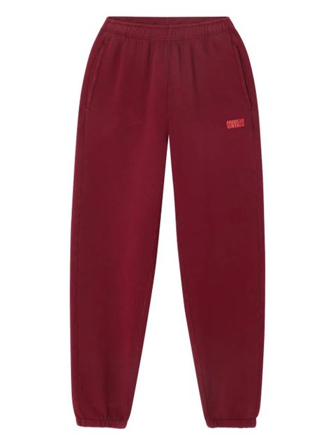 American Vintage Izubird elasticated track pants - Red - zdjęcie produktu nr 1