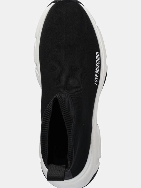 Love Moschino sneakersy damskie kolor czarny JA15386G0NIY8000