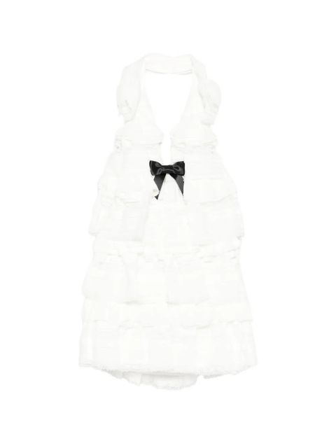 SHUSHU/TONG ruffled mini dress - White - zdjęcie produktu nr 1