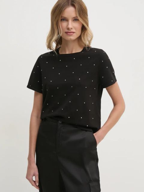 Dkny bluzka damskie kolor czarny DJ4R0437