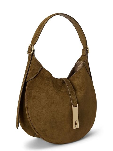 Polo Ralph Lauren torebka zamszowa - zdjęcie produktu nr 2