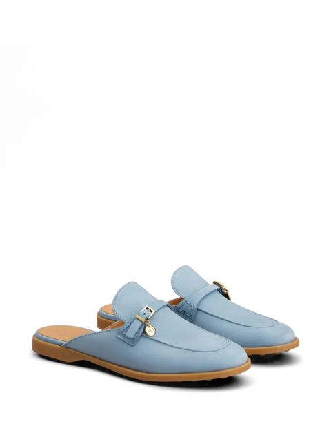 Tod's leather mules - Blue - zdjęcie produktu nr 2