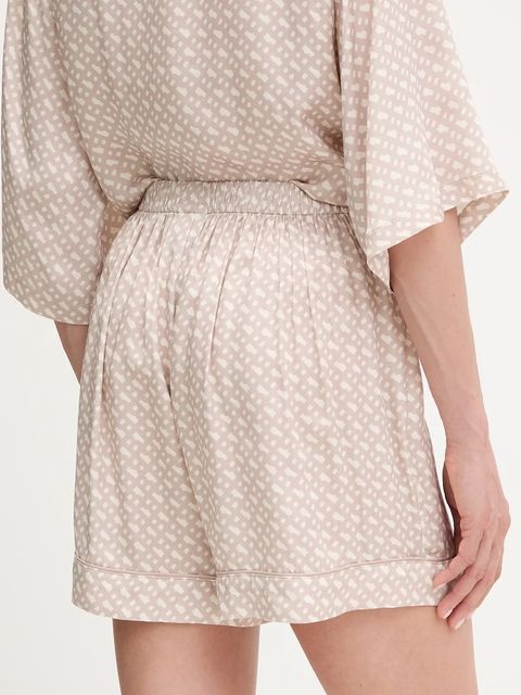 BOSS szorty piżamowe damska kolor beżowy 50545612 - zdjęcie produktu nr 2