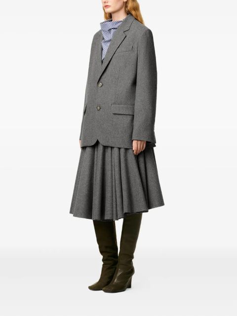 AMI Paris single-breasted wool jacket - Grey