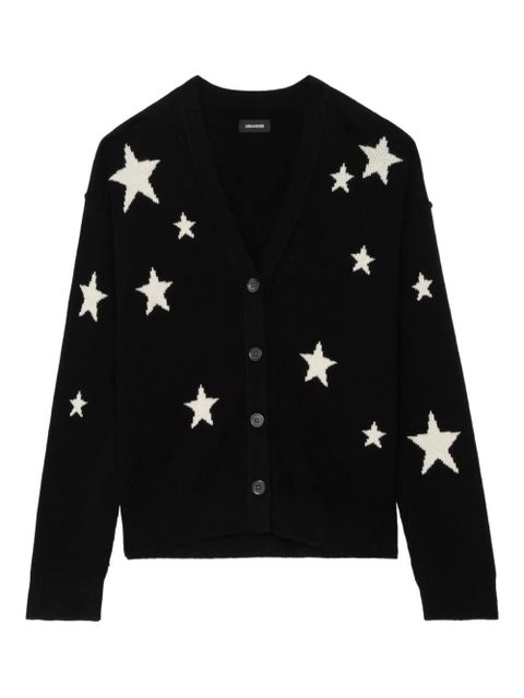 Zadig&Voltaire Mirkaz star cardigan - Black - zdjęcie produktu nr 1