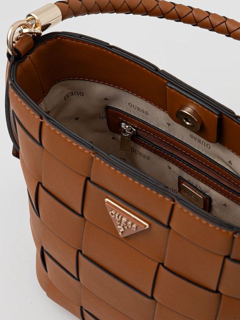 Guess torebka MAYLEE kolor brązowy HWWG96 61030