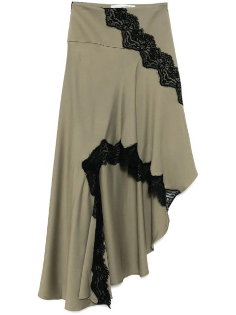 Christopher Esber Verner asymmetric skirt - Green - zdjęcie produktu nr 1