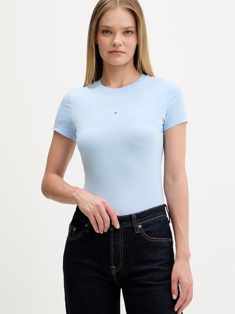 Tommy Jeans T-shirt damski bawełniany - zdjęcie produktu nr 1