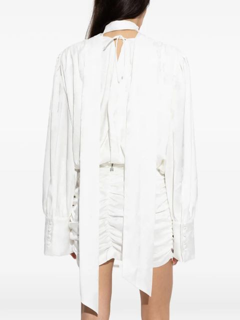 ROTATE BIRGER CHRISTENSEN scarf mini dress - White