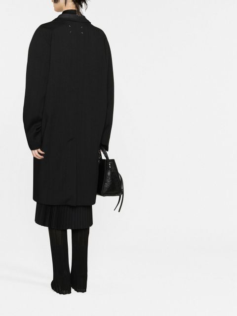 Maison Margiela single-breasted coat - Black