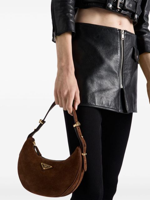 Prada leather mini skirt - Black