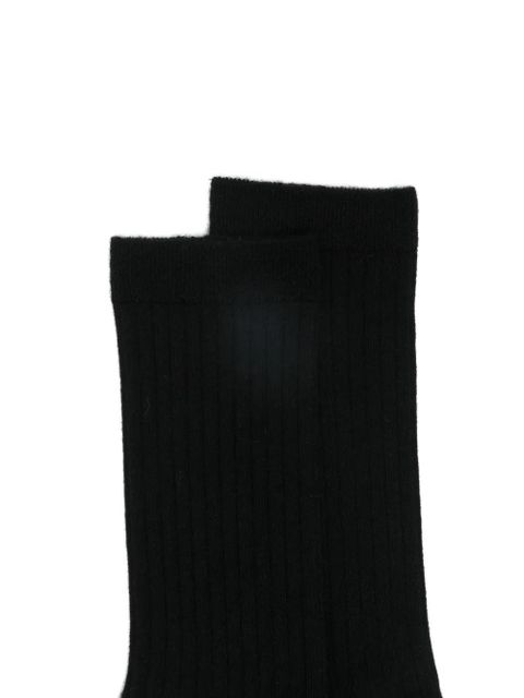 TOTEME ribbed crew socks (set of two) - Black - zdjęcie produktu nr 2