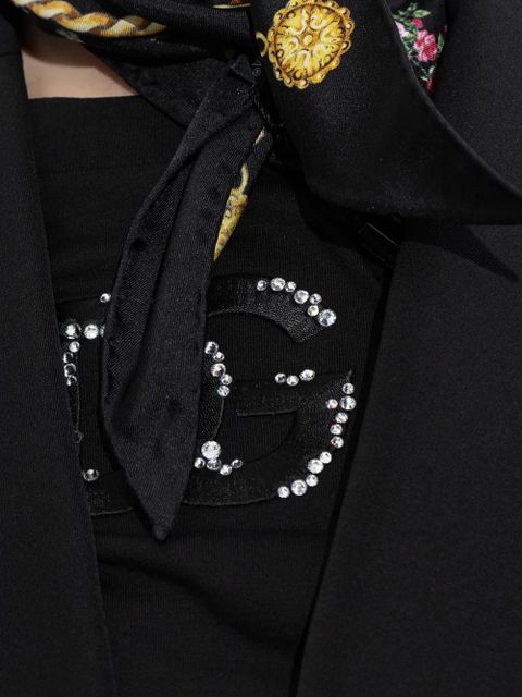 Dolce & Gabbana floral scarf - Black