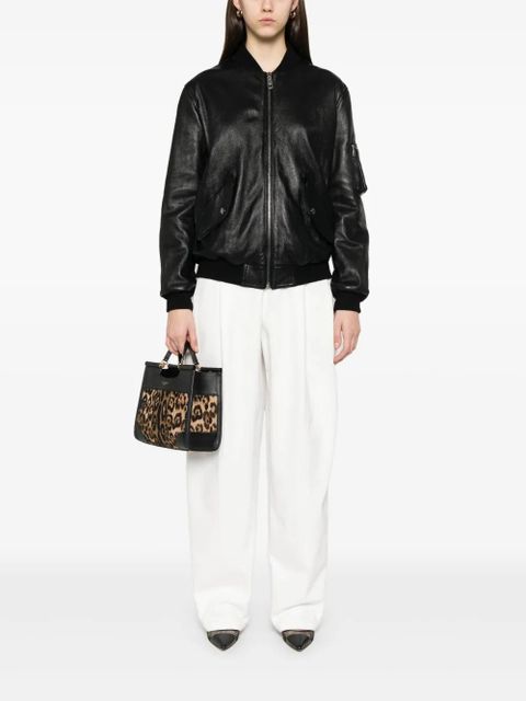 Dolce & Gabbana leather jacket - Black - zdjęcie produktu nr 2