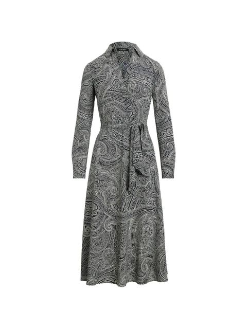 Lauren Ralph Lauren paisley-print wrap dress - Blue - zdjęcie produktu nr 1