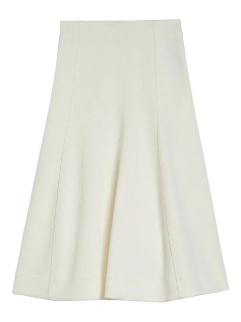 Jil Sander panelled flared midi skirt - White