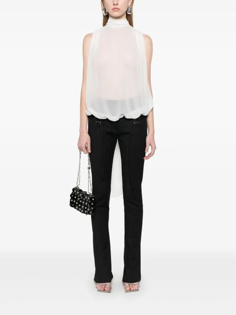 Blumarine lace-up detail trousers - Black - zdjęcie produktu nr 2