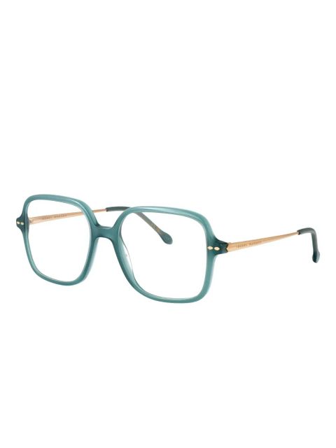 Isabel Marant Eyewear square-frame glasses - Gold - zdjęcie produktu nr 2