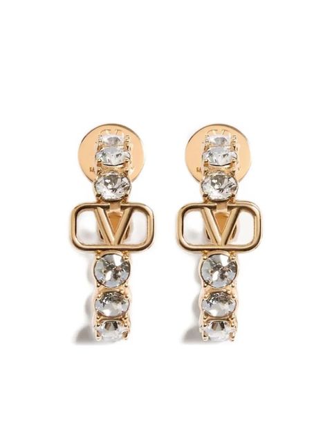 Valentino Garavani VLogo Signature drop earrings - Gold - zdjęcie produktu nr 1
