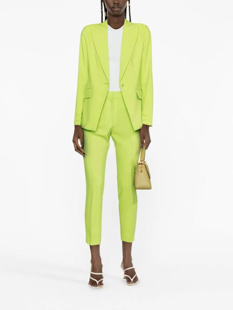 TWINSET high-waist tapered trousers - Green - zdjęcie produktu nr 2