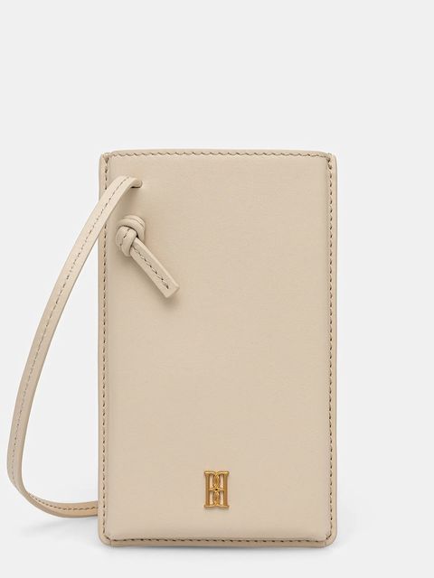 By Malene Birger pokrowiec na telefon skórzany AYA PHONE kolor beżowy 103169 - zdjęcie produktu nr 1