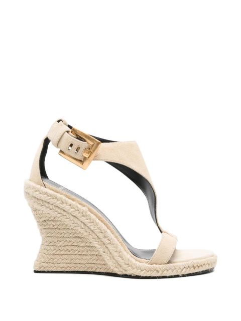 Balmain Anthem wedge espadrilles - Neutrals - zdjęcie produktu nr 1