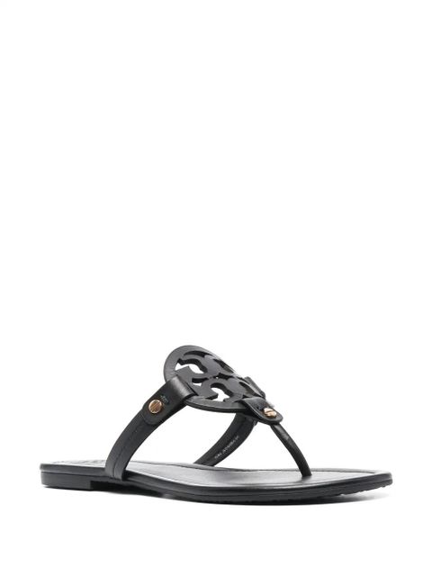 Tory Burch Miller leather sandals - Black - zdjęcie produktu nr 2