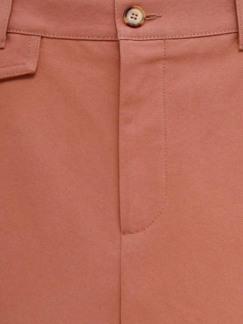 Chloé cotton straight trousers - Pink