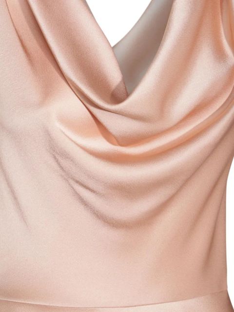 Blumarine satin midi dress - Pink