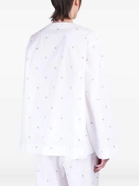The Attico poplin blouse - White