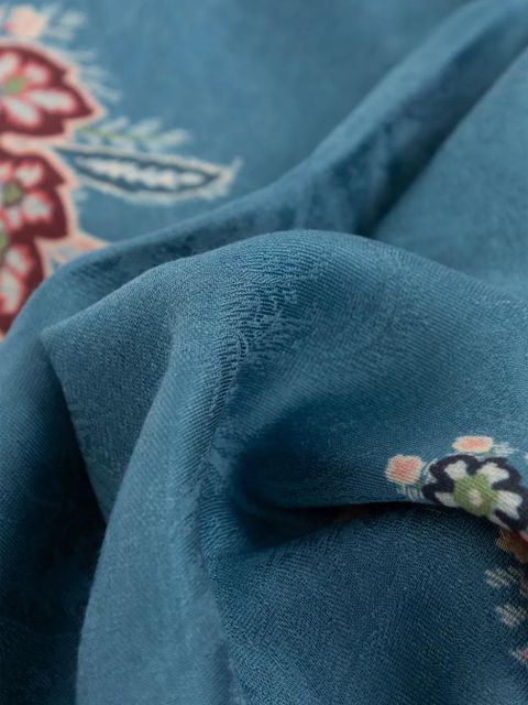 ETRO floral-print scarf - Blue - zdjęcie produktu nr 2