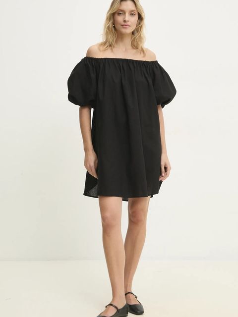 Answear.LAB sukienka z lnem - zdjęcie produktu nr 1