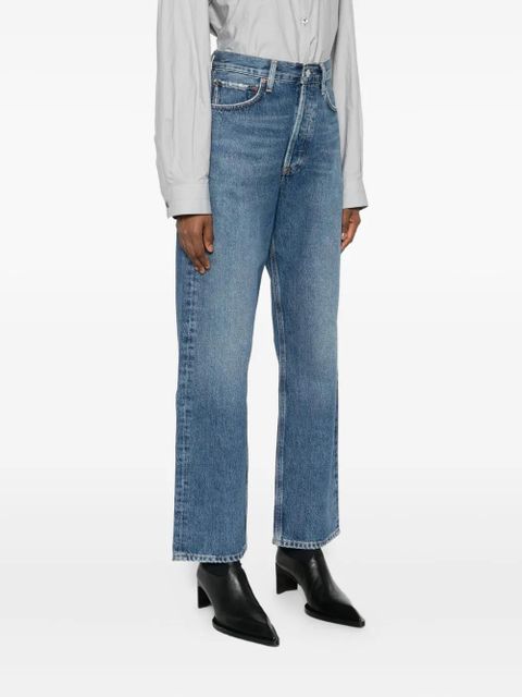 AGOLDE whiskering-effect jeans - Blue