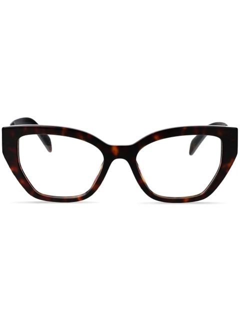 Prada Eyewear cat-eye glasses - Brown - zdjęcie produktu nr 1