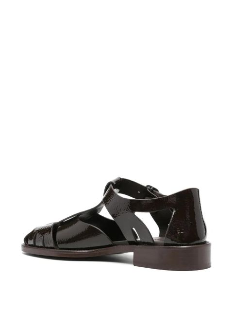 Hereu cut-out detail leather sandals - Brown