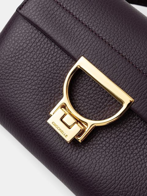 Coccinelle torebka skórzana kolor fioletowy E1 MD5 55 B7 01