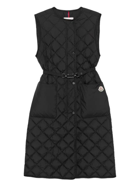 Moncler quilted belted vest - Black - zdjęcie produktu nr 1