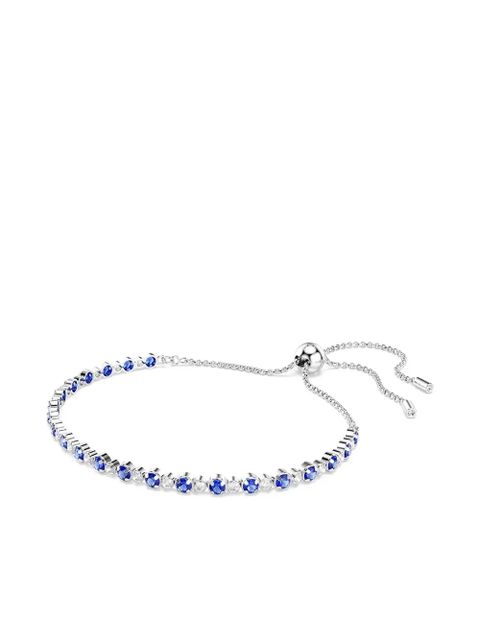 Swarovski Matrix Tennis round-cut stone bracelet - Silver