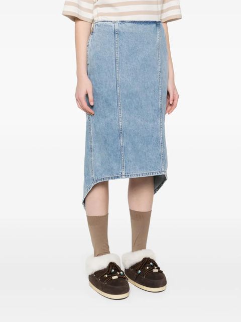 JW Anderson layered midi skirt - Blue