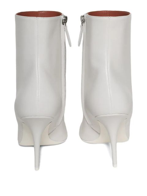 Amina Muaddi 90mm Barbara boots - White - zdjęcie produktu nr 2
