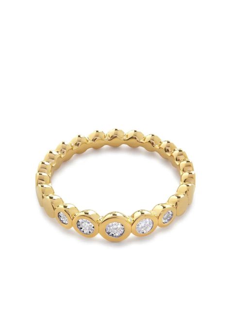 Monica Vinader Graduated half eternity ring - Gold - zdjęcie produktu nr 1