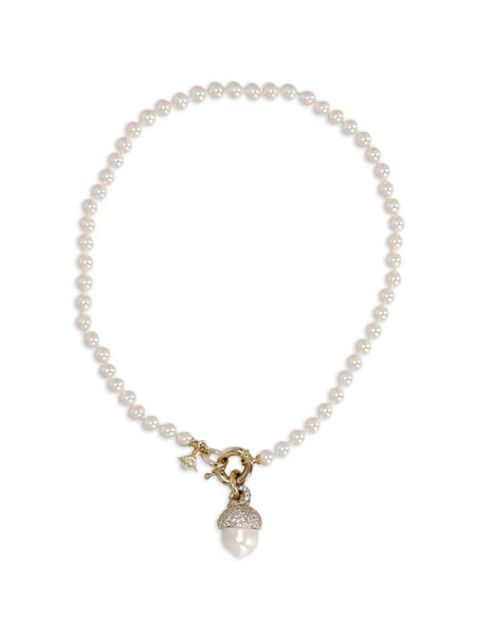 Vivienne Westwood charm beaded necklace - White - zdjęcie produktu nr 1
