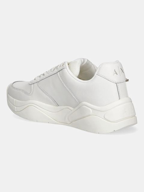 Armani Exchange sneakersy skórzane damskie kolor biały XW001617 AF17443 M0107