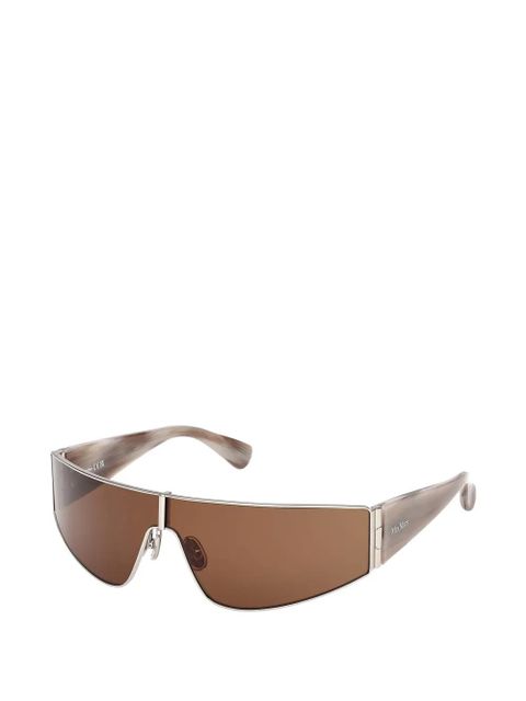 Max Mara Eyewear mask-shape sunglasses - Silver - zdjęcie produktu nr 2