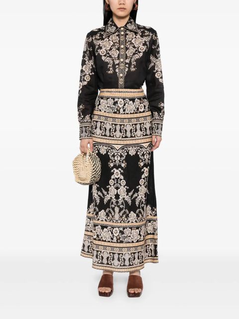 ZIMMERMANN Balance skirt - Black - zdjęcie produktu nr 2